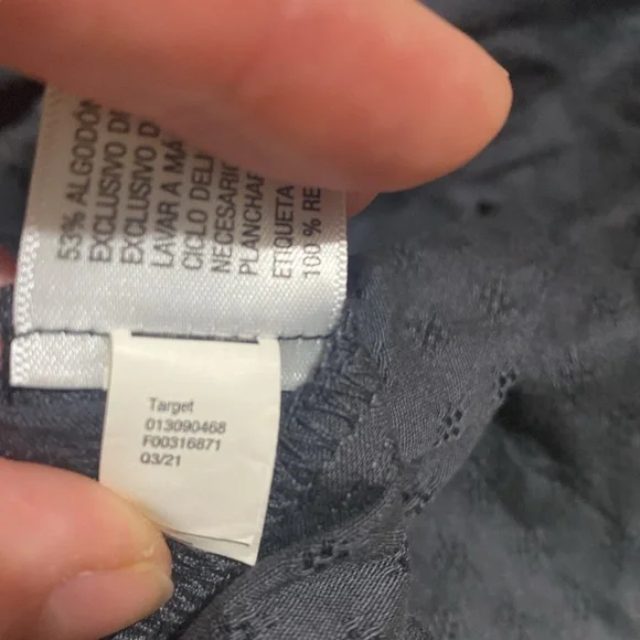 Universal Thread Boho Prairie Dress Small Long Black Smocked Embroidered‎ Maxi M - Picture 11 of 11